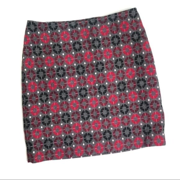 Talbots Circle Print Skirt Sz 8 - Picture 1 of 5